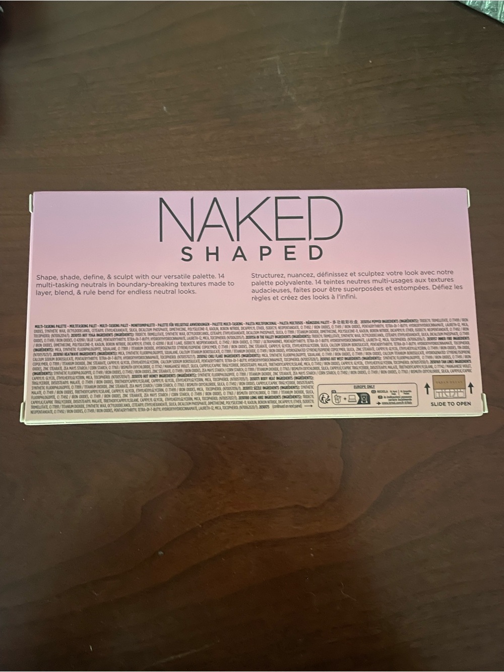 Urban Decay Pink Ombre Compact with 'WARM' Label - Picture 3 of 4